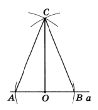 Проведение перпендикулярной прямой к данной прямой, геометрия ГИА и ЕГЭ