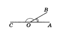 Геометрия ГИА, Сумма смежных углов равна 180°