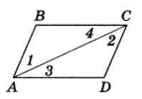 Диагонали и признаки параллелограмма